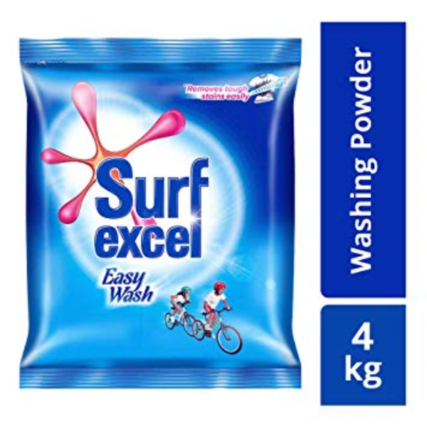 Surf Excel Easy Wash Detergent Powder, 4 kg - 4 KG